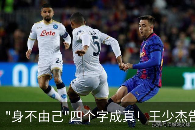 "身不由己"四个字成真！王少杰告别广东：租借两年终究是人家的